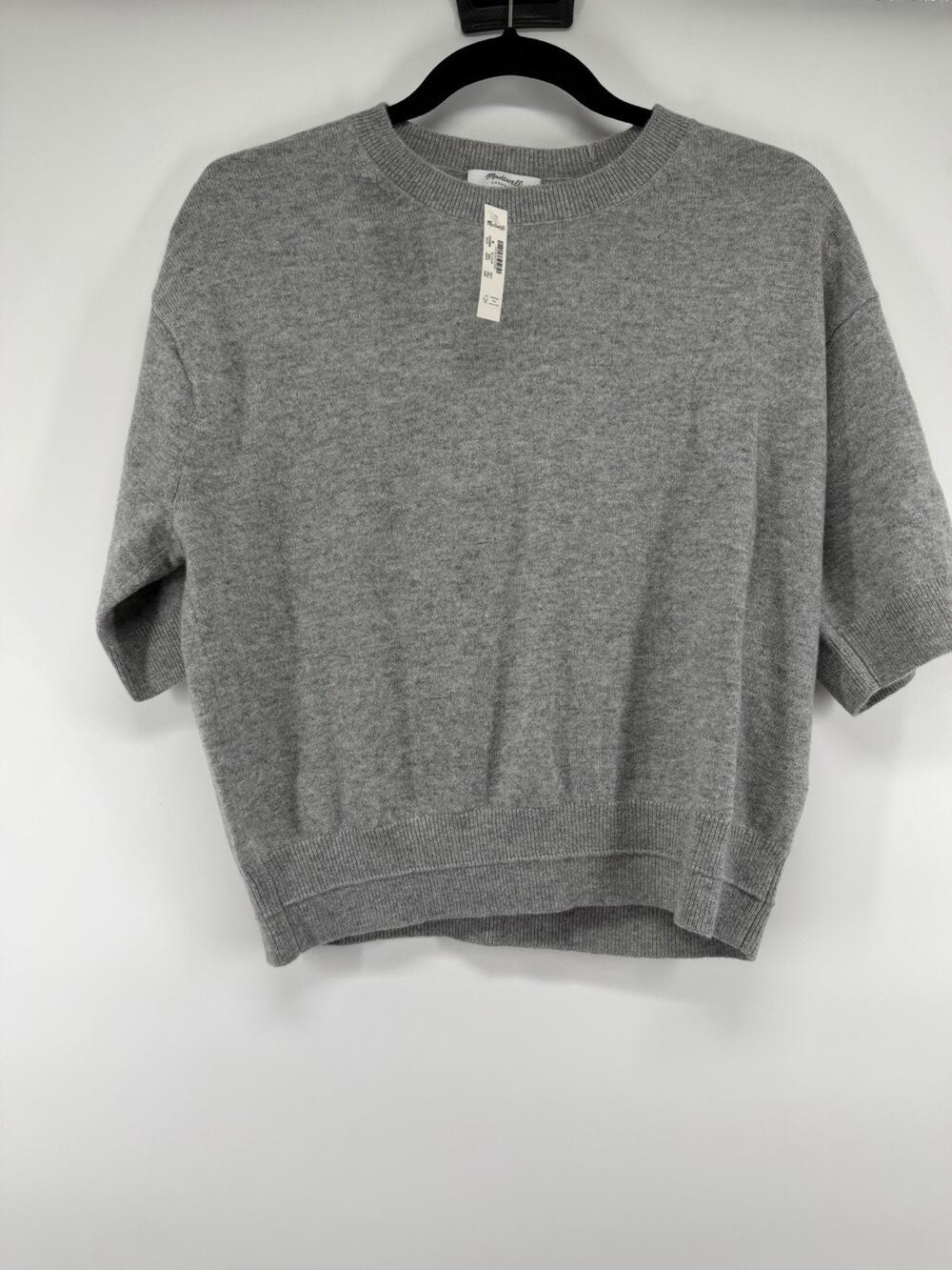 Madewell Relaxed Sweater Tee in 100% Cashmere Medium NWT